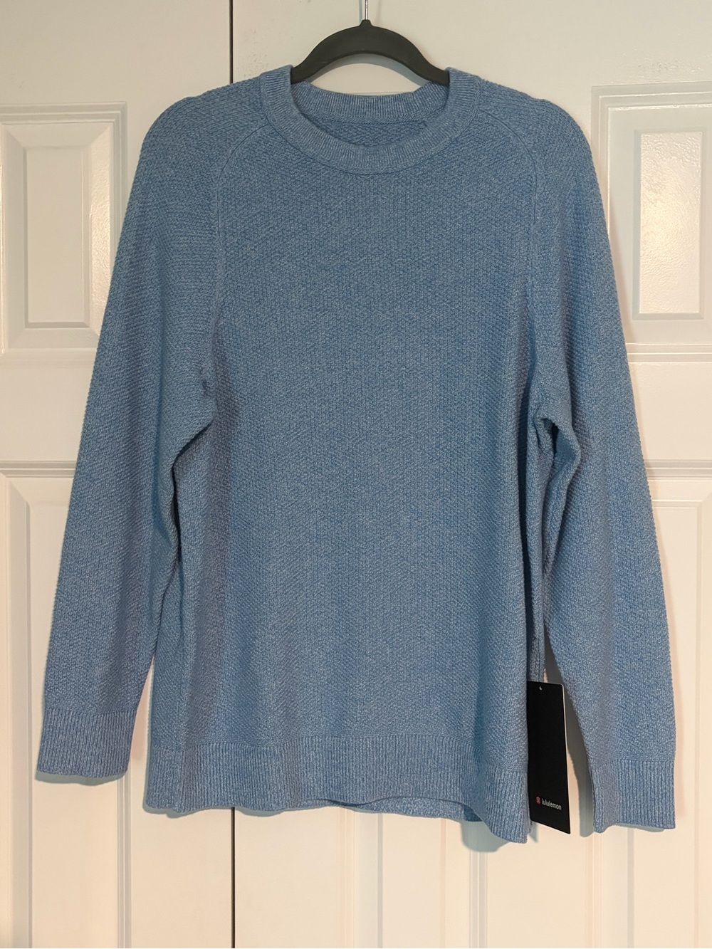 lululemon athletica Light Blue Crewneck Sweater